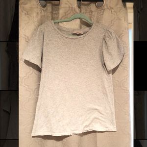 Great glittery ruffle sleeve